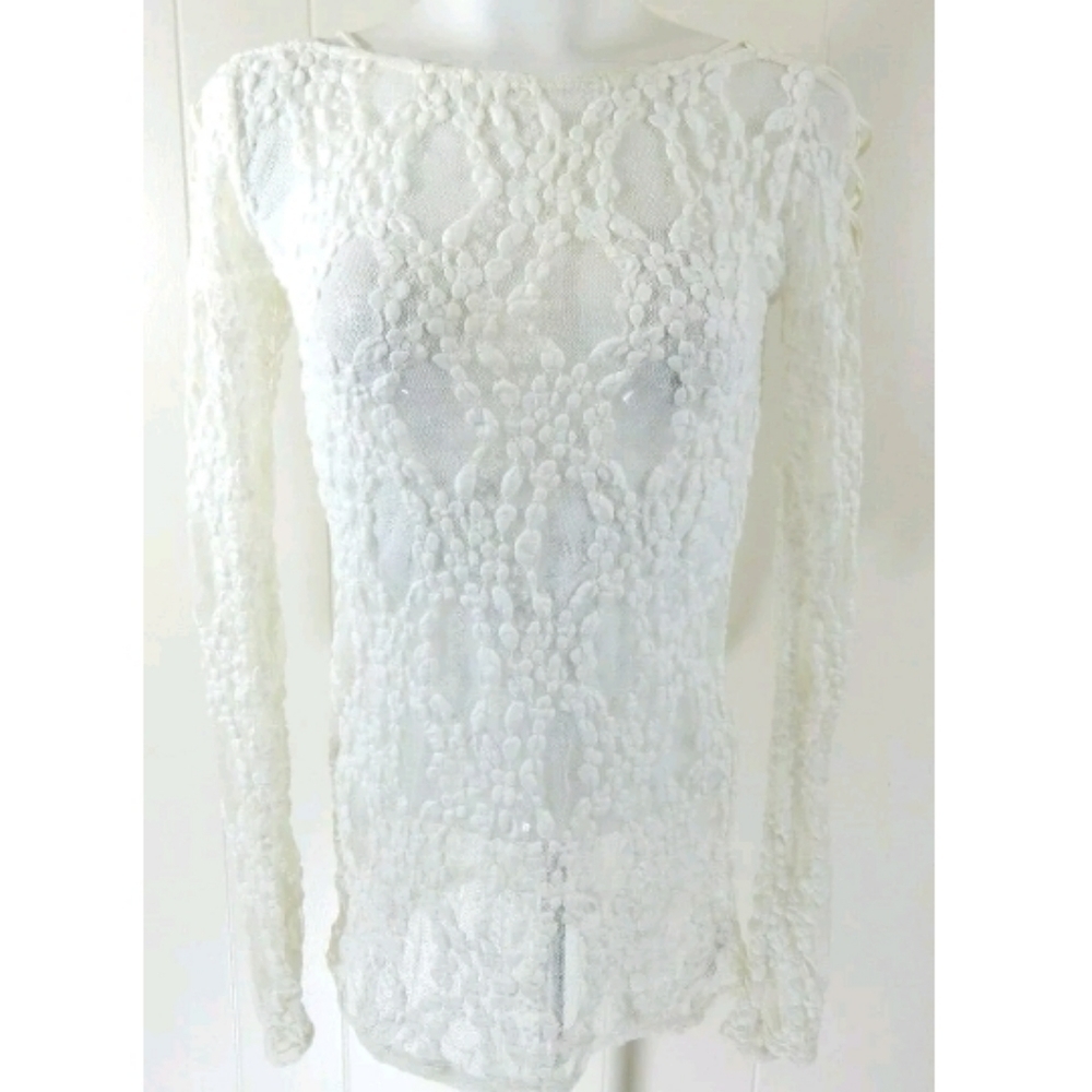 Intimately Free People Star Lace Sheer Top - Picture 2 of 5